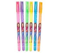 Top model - Pochette 6 stylos Gel couleurs Néon G