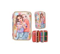 TOP MODEL Trousse à 3 compartiments GIRL POWER
