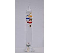 top-of-the-glass Thermomètre de Galilée dans de superbes détails de 24 cm de haut sur pied - Cadeau unique