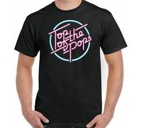 Top of The Pops T-Shirt Mens Retro Music Show Rock Dance Punk 60s 70s 80s 90s Black