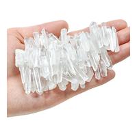 Top Plaza 0.44b Bulk Forme Irrégulière de Premiers Points de Cristal de Quartz Clair à 0.39-3 cm Raw Pierres Naturelles pour Décor Reiki Cristal Guérison
