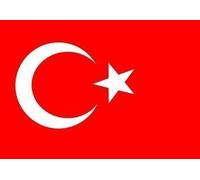 Top qualité-motif drapeau turc turkey türkiye drapeau 250 x 150 cm, très résistant, pas de cadre-cHINAWARE-grammage : 100 g/m², résistant et prise en main-œillets en laiton cousu plusieurs circulaire idéal comme münchen sV pour l'intérieur/l'extérieur pour la maison, la décoration pour le jardin