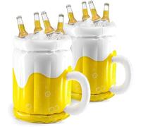Top Race 18" Paquet de 2 Seaux de Refroidisseur de Bière Gonflables pour Les Fêtes d'été, glacière Gonflable, Refroidisseur de bière pour Les fêtes, Beach Pool Parties, Seau a Biere Gonflable