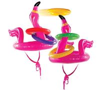 Top Race Flamingo Ring toss Jeux pour Enfants en Plein air, Jouets de Piscine gonflables, Jeux de Piscine, Amusement de Piscine, Accessoires de Piscine pour Enfants 3,4,5,6,7 et Famille