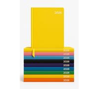 Top Sale Agenda semainier 2024 avec couverture rigide - Format A4/A5 - 2 pages par jour - Jaune