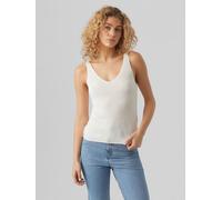 Top sans manches col V VERO MODA structure tricot femme VMNEWLEX NEUF.