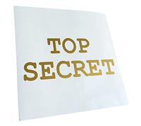 Top secret 20 x 9 cm-feu pour les cut autocollant racing