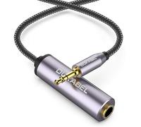 Top Series - Adaptateur jack auxiliaire 3,5 mm mâle vers 6,35 mm femelle - Connecteur audio stéréo TRS 6,35 mm mâle vers TRS 3,5 mm femelle pour casque ou haut-parleurs - 30 cm