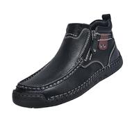 Top Shoes Version coréenne du respirant fait à la main Grande taille Bordure Chaussures en cuir Chaussures décontractées pour hommes Bottes pour hommesNouvelle version coréenne des chaussures Bre
