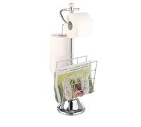Top Star 280837 Porte-rouleaux avec porte-revues Chromé 56 cm, Argent