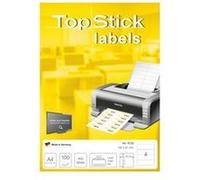 TOP STICK Etiquette pour dos de classeur, 192 x 61 mm, blanc Blanc G