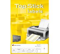 TOP STICK Étiquettes universelles 105 x 148 mm blanc 400 étiquettes