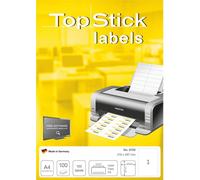 TOP STICK Étiquettes universelles 210 x 297 mm blanc 100 étiquettes