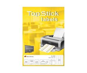 Top Stick Étui De 1600 Étiquettes Universelles, 105 X 35 Mm, Blanc