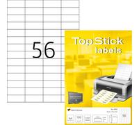 Étiquettes universelles TOP STICK 52,5 x 21,2 mm blanc 5.600 étiquettes
