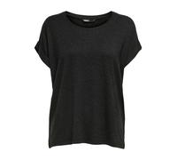 Top T-shirt de base uni à col rond pour femme par ONLY