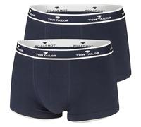 Top Tailor Lot de 2 boîtes de rangement en coton stretch pour homme - Bleu - Medium