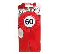 Top Ten Lot de 60 badges d'anniversaire avec épingle à nourrice pour décoration de fête