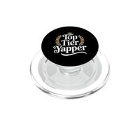 Top Tier Yapper Social Bavard Extraverti PopSockets PopGrip pour MagSafe