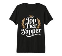 Top Tier Yapper Social Bavard Extraverti T-Shirt Haut de Gamme