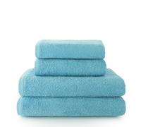 Top Towel - Combo - Lot de 2 Serviettes de Toilette et 2 Serviettes de Bain ou Douche - 100% Coton - 400 g/m² - Aquamar
