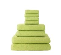 Top Towel - Lot de 8 Serviettes de Bain et Toilette - 100% Coton Épais 500 g/m² - 2 Essuie-Mains, 2 Serviettes de Bain, 4 Serviettes de Bidet - pour Salle de Bain Moderne