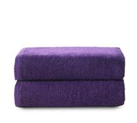 Top Towel - Plus - Lot de 2 Grandes Serviettes de Bain - Grandes Serviettes de Douche - Serviette de Bain de 100 x 150 cm - Violet