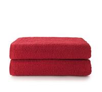 Top Towel - Plus - Lot de 2 Serviettes de Bain ou de Douche - Serviettes de Bain - 100% Coton - 500 g/m2 - Dimensions 70x140 cm - Grenate