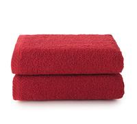 Top Towel - Plus - Lot de 2 Serviettes de Bidet - Serviettes de Bain - Petites Serviettes - 100% Coton - 400 g/m² - Dimensions 30 x 50 cm - Grenate