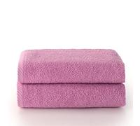 Top Towel - Plus - Lot de 2 Serviettes de Bidet - Serviettes de Bain - Petites Serviettes - 100% Coton - 400 g/m² - Dimensions 30 x 50 cm - Mauve