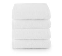 Top Towel Plus - Lot de 4 Serviette de Bain 100% Coton - Essuie Main 50 x100cm 400g - Douces, Absorbantes et Résistantes | Ensemble Idéal pour Une Salle de Bain Moderne