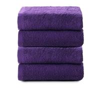 Top Towel Plus - Lot de 4 Serviette de Bain 100% Coton - Essuie Main 50 x100cm 400g - Douces, Absorbantes et Résistantes | Ensemble Idéal pour Une Salle de Bain Moderne