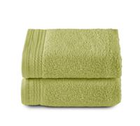 Top Towel - Premium - Grandes Serviettes de Bain - Serviettes de Bain - 2 essuie-Mains - 50 x 100 cm - 100% Coton - 600 grammes - Citron Vert