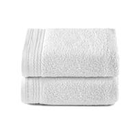 Top Towel - Premium - Grandes Serviettes de Bain - Serviettes de Bain - 2 essuie-Mains - 50 x 100 cm - 100% Coton - 600 grammes - Blanc