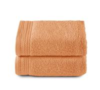 Top Towel - Premium - Grandes Serviettes de Bain - Serviettes de Bain - 2 essuie-Mains - 50 x 100 cm - 100% Coton - 600 grammes - Papaye