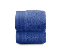 Top Towel - Premium - Grandes Serviettes de Bain - Serviettes de Bain - 2 Serviettes pour Le Visage ou Le Bidet - 30x50 cm - 100% Coton - 600 Grammes - Azuline