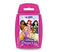 Top Trumps Disney Princess Carte spéciale édition Anglaise, Jouer avec Cendrillon, Jasmin, Belle et Blanche-Neige Bataille Votre Chemin vers la visctoire, Jeu éducatif à partir de 6 Ans, Rose.