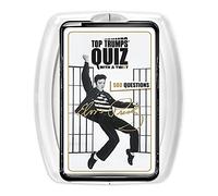 Top Trumps Elvis Presley Quiz Quiz, édition anglaise, 500 questions sur votre musicien préféré, comment bien connaissez le roi du Rock n Roll, jeu de questions amusant pour 2 joueurs et plus âgés de 8 ans