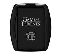 Top Trumps Game of Thrones Quiz Trivia Game, 100 catégories pour tester vos connaissances et votre mémoire avec Tyrion Lannister, Cersei Lannister, Arya Stark, Daenerys Targaryen, jeu à 2+ joueurs pou
