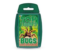 Top Trumps Jeu de Cartes Classique Bugs, apprenez des Faits sur la Veuve Noire, la Tarentule à Fourrure, la mante priante et la Coccinelle dans ce Jeu éducatif, Cadeau et Jouet pour garçons et Filles