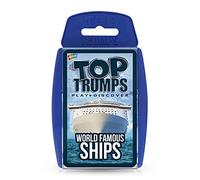 Top Trumps Jeu de Cartes Classique de navires de renommée Mondiale, apprenez des Faits sur Les pétroliers, Les Yachts et Les navires de croisière, y Compris Allure of The Seas, Titanic et Brittania,