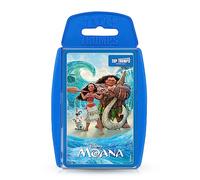 Top Trumps Jeu de cartes Disney's Moana Specials, jouez avec 30 de vos moments préférés avec Maui, Hei Hei, Pua, Gramma Tala et Te Fiti, cadeau éducatif et jouet pour les plus de 8 ans.