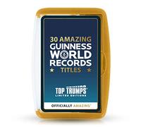 Top Trumps Jeu de Cartes Guinness World Records Limited Editions, découvrez 30 Records Incroyables, y Compris Le Plus Grand Game Boy, Les Ongles Les Plus tatoués et Les Plus Longs, Un Cadeau et Un
