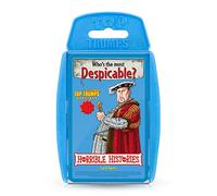 Top Trumps Jeu de cartes Horrible Histories, jouez avec le plus méprisable de l'histoire du roi Henri VIII, Cléopâtre VII et Alexandre le Grand, cadeau et jouet pour garçons et filles âgés de 6 ans et