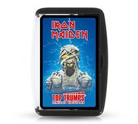 Top Trumps Jeu de cartes Iron Maiden en édition limitée, revivez l'histoire de la musique avec 30 de leurs plus grands albums, singles et tournées, excellent cadeau pour les fans d'Iron Maiden âgés de