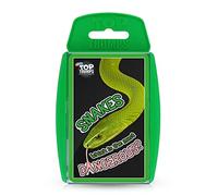 Top Trumps Jeu de Cartes Snakes Classics, apprenez des Faits intéressants sur Le King Cobra, l'Adder de la Mort et Le Serpent d'herbe dans ce Jeu éducatif, Plus de 2 Joueurs Font Un Excellent Cadeau