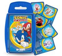 Top Trumps Jeu de Cartes Sonic The Hedgehog Specials, jouez avec la Queue, Les Phalanges, l'Eggman, Le Chaos, Blaze et Le Chaos du célèbre Jeu Sega MegaDrive, Cadeau éducatif et Jouet pour garçons et