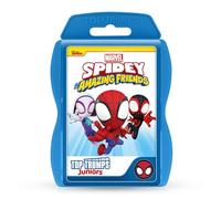 Top Trumps Jeu de cartes Spidey & Friends Junior - Jeux 5 en 1 pour enfants - Jeux d'apprentissage - Jeux de cartes pour enfants - Jeux de cartes pour familles - Quiz, Trivia, Jeu de mémoire - Jeu à 2