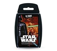 Top Trumps Jeu de Cartes Star Wars épisodes 1 à 3 spéciaux, jouez avec Dark Maul, Obi-Wan Kenobi, Yoda et Anakin Skywalker, Jeu de Cartes éducatif pour 2 Joueurs et Plus est Un Excellent Cadeau pour