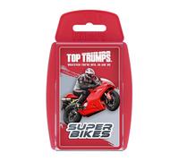 Top Trumps Jeu de cartes Super Bikes Classics, découvrez à quel point Ducati Panigale V4 R est rapide, ou comment la puissance de Kawasaki H2R a dans ce jeu éducatif, cadeaux et jouets pour garçons et